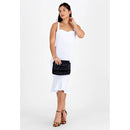 Vestido Midi Alcinha com Babado - OFF WHITE |NR54