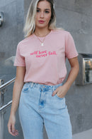 T-SHIRT: Self Love - Rosa