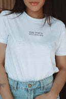 T-SHIRT: Stay True - OFF WHITE